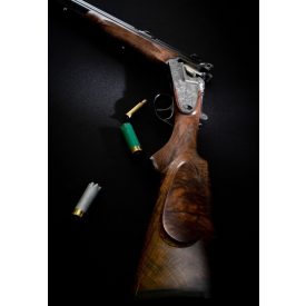   Suhl Bühag Drilling Gímszarvas-Vizsla Kacsákkal 16/70/ - 7x57R - .22 Hornet