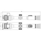 HIKMICRO Alpex A50EL digitális éjjellátó céltávcső (4K felbontás) + LRF