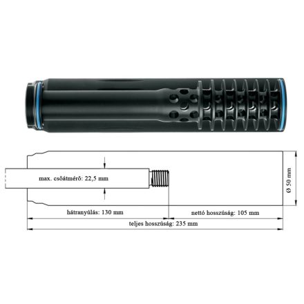 ERA® SILENCER SOB 2 Hangtompító ERA®LOCK Gyors Oldással